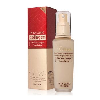 Тональная основа с морским коллагеном 3W Clinic Collagen Foundation Тональная основа с морским коллагеном 3W Clinic Collagen Foundation