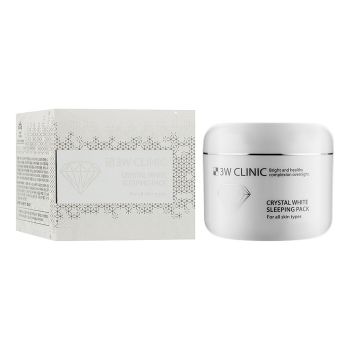 Ночная маска осветляющая 3W Clinic Crystal White Sleeping Pack