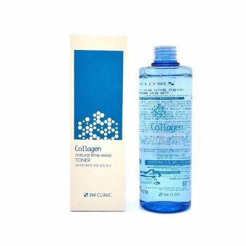 Увлажняющий тонер для вечернего ухода с коллагеном 3W Clinic Collagen Natural Time Sleep Toner Увлажняющий тонер для вечернего ухода с коллагеном 3W Clinic Collagen Natural Time Sleep Toner