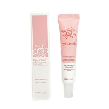 Ночной крем для кожи вокруг глаз с гиалуроновой кислотой 3W Clinic Hyaluronic Natural Time Sleep Eye Cream