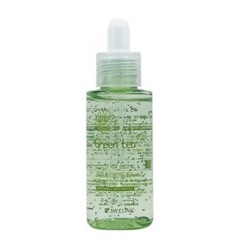 Увлажняющая ночная сыворотка с зеленым чаем 3W Clinic Green Tea Natural Time Sleep Ampoule