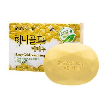Мыло с медом 3W Clinic Honey Gold Beauty Soap