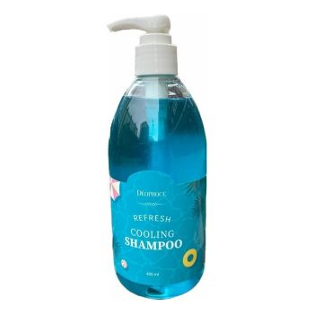 Освежающий шампунь с растительными экстрактами DEOPROCE Refresh Cooling Shampoo