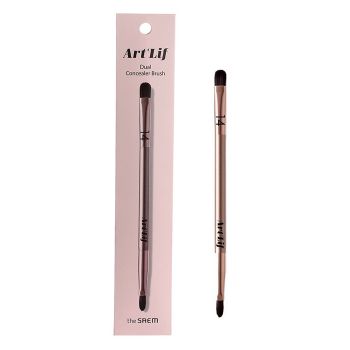 Двойная кисть для консилера THE SAEM Art'Lif Dual Concealer Brush 14 Двойная кисть для консилера THE SAEM Art'Lif Dual Concealer Brush 14
