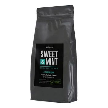 Скраб для тела охлаждающий сладкая мята AYOUME Sweet & Mint Body Salt Scrub 450g Скраб для тела охлаждающий сладкая мята AYOUME Sweet & Mint Body Salt Scrub 450g