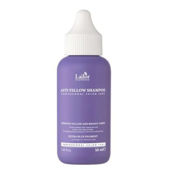 Оттеночный шампунь против желтизны волос LADOR Anti-Yellow Shampoo 50ml Оттеночный шампунь против желтизны волос LADOR Anti-Yellow Shampoo 50ml