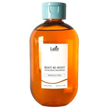 Шампунь для сухой кожи головы с прополисом LADOR Root Re-Boot Vitalizing Shampoo Propolis & Citron 300ml Шампунь для сухой кожи головы с прополисом LADOR Root Re-Boot Vitalizing Shampoo Propolis & Citron 300ml