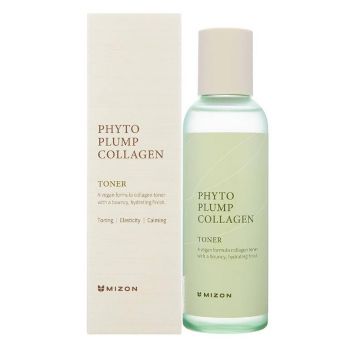Успокаивающий тонер для лица с фитоколлагеном MIZON Phyto Plump Collagen Toner Успокаивающий тонер для лица с фитоколлагеном MIZON Phyto Plump Collagen Toner