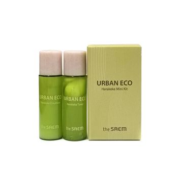 Набор миниатюр с экстрактом новозеландского льна (тонер и эмульсия) THE SAEM Urban Eco Harakeke Mini Kit SP