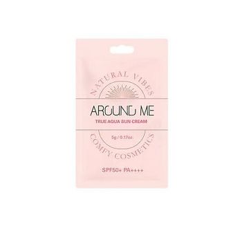 Солнцезащитный крем. Пробник WELCOS Around Me True Aqua Sun Cream SPF50+ PA++++ Sample