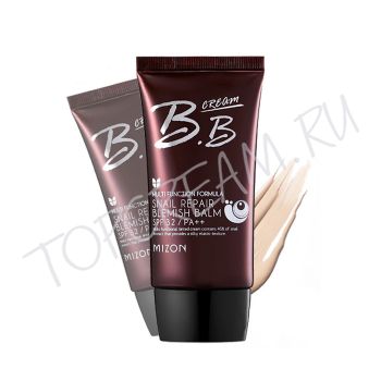 Многофункциональный ББ крем с экстрактом слизи улитки SPF32 PA++ MIZON Snail Repair Blemish Balm Cream SPF32 PA++