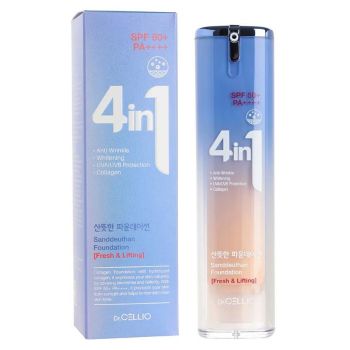 Крем для лица тональный антивозрастной с коллагеном DR.CELLIO Dr.G50 4 in 1 Sanddeuthan Foundation (Fresh&Lifting) SPF50+ PA++++ Крем для лица тональный антивозрастной с коллагеном DR.CELLIO Dr.G50 4 in 1 Sanddeuthan Foundation (Fresh&Lifting) SPF50+ PA++++