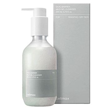 Мягкий гель для умывания с комплексом церамидов CELIMAX Dual Barrier Mild Gel Cleanser Мягкий гель для умывания с комплексом церамидов CELIMAX Dual Barrier Mild Gel Cleanser