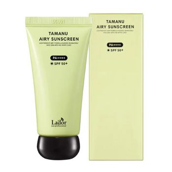 Легкий солнцезащитный крем с маслом таману LADOR Tamanu Airy Sunscreen SPF 50+ PA++++ Легкий солнцезащитный крем с маслом таману LADOR Tamanu Airy Sunscreen SPF 50+ PA++++