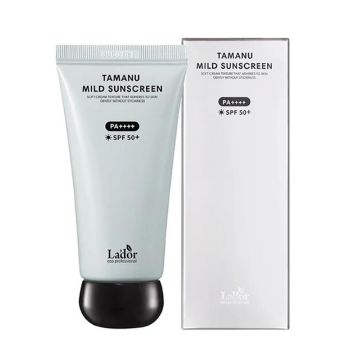 Мягкий солнцезащитный крем с маслом таману LADOR Tamanu Mild Sunscreen SPF 50+ PA++++ Мягкий солнцезащитный крем с маслом таману LADOR Tamanu Mild Sunscreen SPF 50+ PA++++