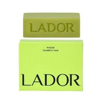 Твёрдый бессиликоновый шампунь с васаби LADOR Wasabi Shampoo Bar Твёрдый бессиликоновый шампунь с васаби LADOR Wasabi Shampoo Bar