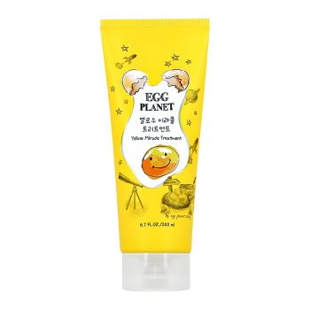 Маска для волос восстанавливающая с яичным желтком EGG PLANET Yellow Miracle Treatment 200 ml Маска для волос восстанавливающая с яичным желтком EGG PLANET Yellow Miracle Treatment 200 ml