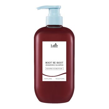 Шампунь с женьшенем и пивными дрожжами для роста волос LADOR Root Re-Boot Awakening Shampoo Red Ginseng & Beer Yeast 800ml Шампунь с женьшенем и пивными дрожжами для роста волос LADOR Root Re-Boot Awakening Shampoo Red Ginseng & Beer Yeast 800ml