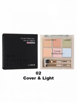 Палетка консилеров для лица THE SAEM Cover Perfection Concealer Palette 02 Cover&Light