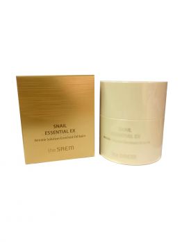 Антивозрастной масляный бальзам для лица с муцином улитки THE SAEM Snail Essential EX Wrinkle Solution Enriched Oil Balm