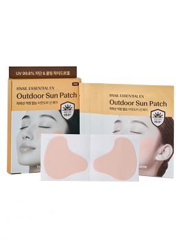 Набор солнцезащитных одноразовых тканевых патчей (5 пар) THE SAEM Snail Essential EX Outdoor Sun Patch Набор солнцезащитных одноразовых тканевых патчей (5 пар) THE SAEM Snail Essential EX Outdoor Sun Patch
