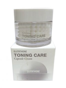 Крем для лица капсульный осветляющий с глутатионом DR.CELLIO Glutatione Toning Care Capsule Cream