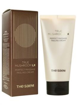 Массажный пилинг-крем с грибным комплексом для лица THE SAEM True Mushroom LX Perfect Massage Peeling Cream