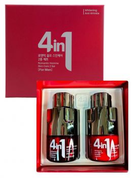 Набор увлажняющих уходовых средств для мужчин DR.CELLIO 4 In 1 Romantic Homme Skin Care 2 Set
