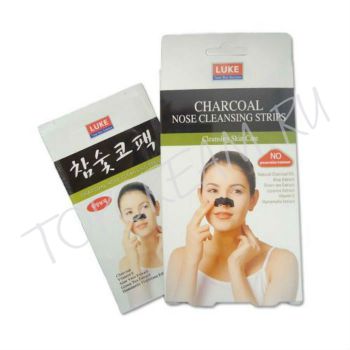 Очищающие полоски для носа от черных точек LUKE Charcoal Nose Cleasing Strips