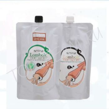 Набор для ламинирования волос на основе секрета кальмара (бесцветный) LOMBOK Original LB Squid T/M Color Cream