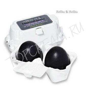 Угольное мыло для очищения пор HOLIKA HOLIKA Egg Soap Charcoal Угольное мыло для очищения пор HOLIKA HOLIKA Egg Soap Charcoal