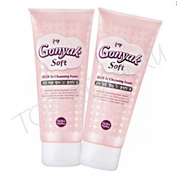Пенка для умывания из корня конняку HOLIKA HOLIKA Gonyak Soft Jelly in Cleansing Foam Пенка для умывания из корня конняку HOLIKA HOLIKA Gonyak Soft Jelly in Cleansing Foam