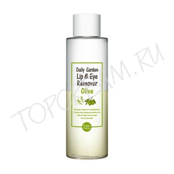 Средство для снятия макияжа с губ и глаз с экстрактом оливы HOLIKA HOLIKA Daily Garden Olive Lip & Eye Remover 200ml Средство для снятия макияжа с губ и глаз с экстрактом оливы HOLIKA HOLIKA Daily Garden Olive Lip & Eye Remover 200ml