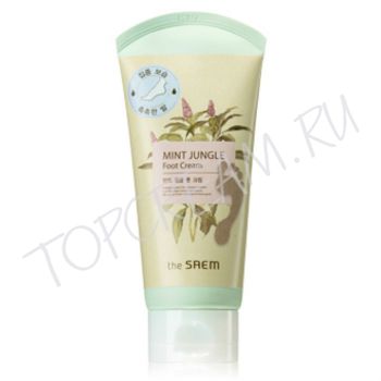 Крем для ног мятный освежающий THE SAEM Mint Jungle Foot Cream