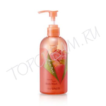 Гель для душа с экстрактами персика и гуавы THE SAEM Fruits Punch Guava & Peach Body Wash