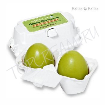 Мыло-маска для очищения и сужения пор c экстрактом зеленого чая HOLIKA HOLIKA Egg Soap Green Tea Мыло-маска для очищения и сужения пор c экстрактом зеленого чая HOLIKA HOLIKA Egg Soap Green Tea
