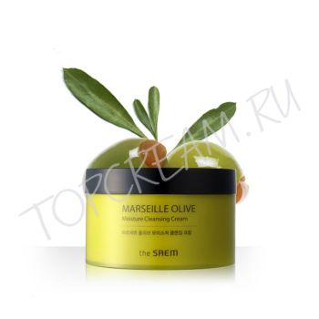 Увлажняющий очищающий крем для лица с маслом оливы THE SAEM Marseille Olive Moisture Cleansing Cream