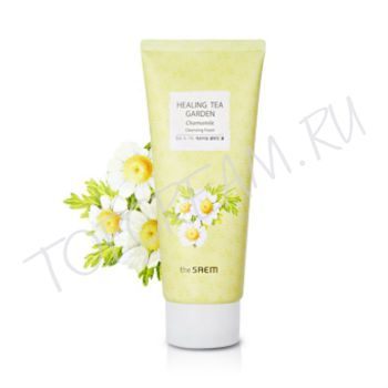 Пенка увлажняющая и очищающая с экстрактом ромашки THE SAEM Healing Tea Garden Chamomile Cleansing Foam