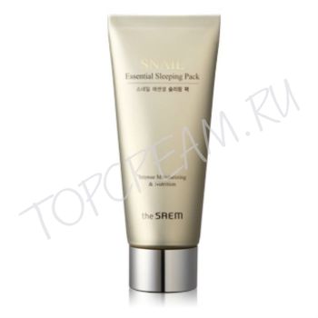 Маска ночная с экстрактом муцина улитки THE SAEM Snail Essential Sleeping Pack