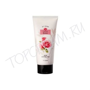 Микро-пенка для очищения кожи лица с экстрактом розы THE SAEM St. Herb Rose Micro Whipping Foam Firming