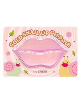 Патч для губ с муцином улитки и золотом THE SAEM Gold Snail Lip Gel Patch