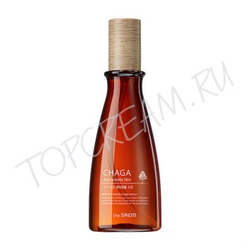 Ферментированный анти-возрастной тоник с экстрактом чаги THE SAEM Chaga Anti-Wrinkle Skin