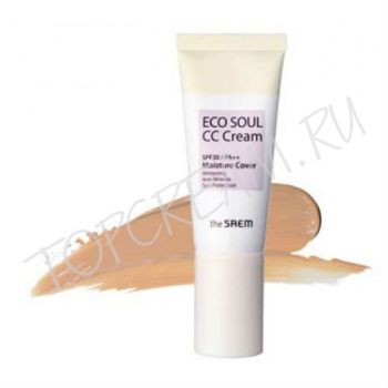 CC крем для увлажнения и придания яркости коже THE SAEM Eco Soul CC Cream CC крем для увлажнения и придания яркости коже THE SAEM Eco Soul CC Cream