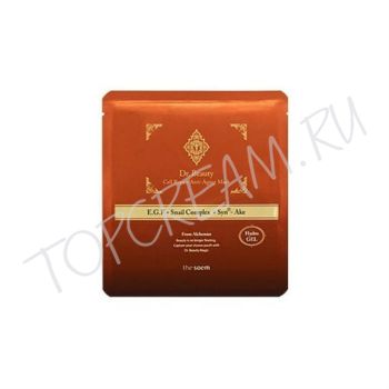 Антивозрастная гидрогелевая маска с экстрактом слизи улитки, SYN-AKE, EGF THE SAEM Dr.Beauty Cell ReNew Anti-Wrincle Mask