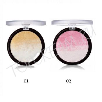Компактная финишная пудра - хайлайтер THE SAEM Eco Soul Gradation Multi Pact