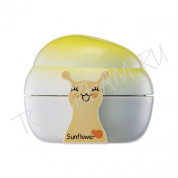 Дневной крем с экстрактом подсолнуха и улиточным муцином THE SAEM Snail Trio No.1 Sun Flower Sparkle Cream