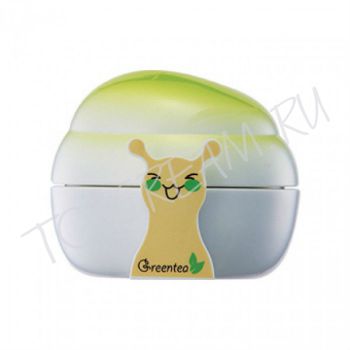 Питательный и восстанавливающий дневной крем THE SAEM Snail Trio No.2 Green Tea Sparkle Cream