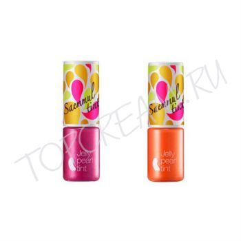 Сочный ароматный тинт для губ THE SAEM Saemmul Jelly Pearl Tint