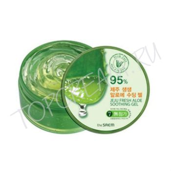 Гель-крем с 95% Aloe Vera THE SAEM Jeju Fresh Aloe Soothing Gel 95%