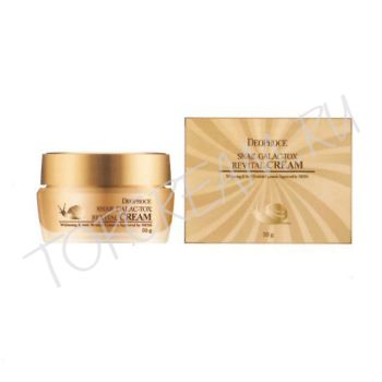 Восстанавливающий крем с муцином улитки и Galactomyces DEOPROCE Snail Galac-Tox Revital Cream